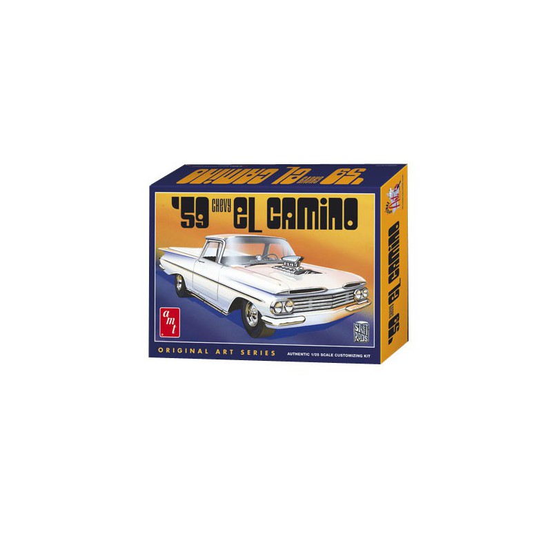 Maquette de voiture en plastique Chevy El Camino 1959 1/25