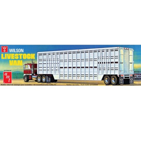 Wilson Livestock Van Trailer 1/25 Plastik -LKW -Modell | Scientific-MHD
