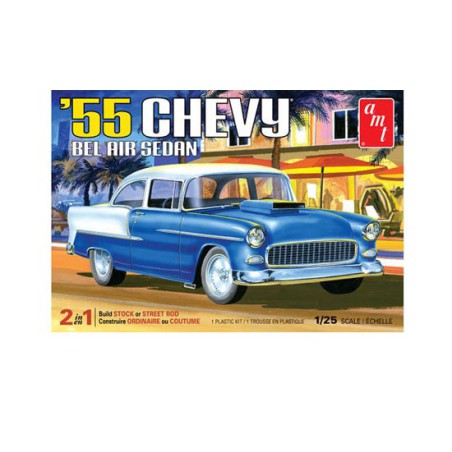 Plastic car model 1955 Chevy Bel Air Sedan 1/25 | Scientific-MHD