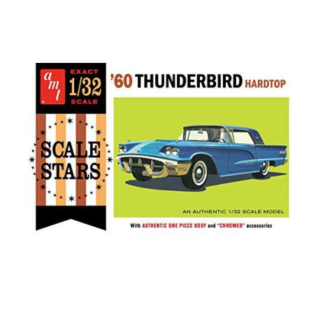 Ford Thunderbird 1960 Hardtop 1/32 plastic car cover | Scientific-MHD