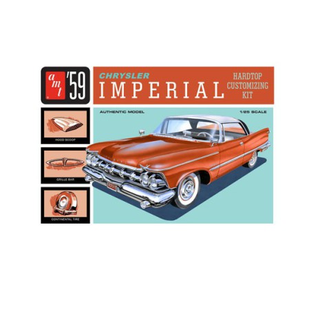 Maquette de voiture en plastique 1959 Chrysler Imperial 1/25