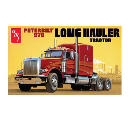 Maquette de camion en plastique Peterbilt 378 Long Hauler Semi tractor 1/25