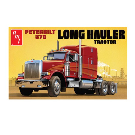 Peterbilt 378 Langstrecker Semi -Traktor 1/25 Plastik -LKW -Modell | Scientific-MHD