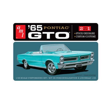 Maquette de voiture en plastique 1965 Pontiac GTO 1:25