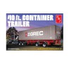 Plastic truck model 40 'semi container trailer 1/24 | Scientific-MHD