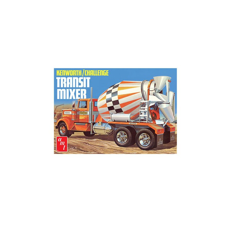 Maquette de camion en plastique Kenworth /Challenge Transit Cement Mixer 1:25