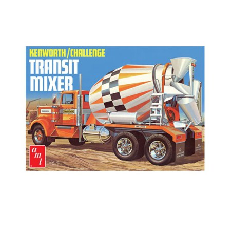 Kenworth plastic truck model /Transit Cement Mixer 1:25 | Scientific-MHD