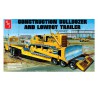 Lowboy Trailer & Bulldozer Combo 1:25 plastic truck model | Scientific-MHD