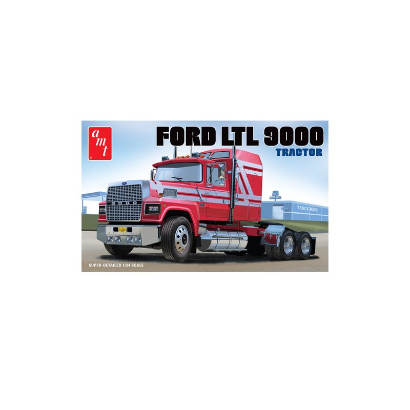 Maquette de camion en plastique Ford LTL 9000 Semi Tractor 1:24
