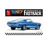 Maquette de voiture en plastique 1967 Ford Mustang GT Fastback 1:25