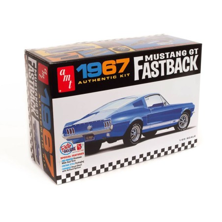 Kunststoffauto Modell 1967 Ford Mustang GT Fastback 1:25 | Scientific-MHD