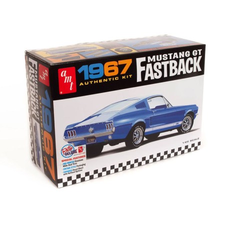 Plastic car model 1967 Ford Mustang GT Fastback 1:25 | Scientific-MHD
