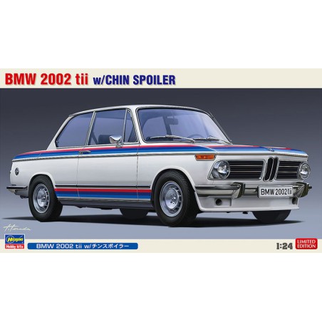 Maquette de voiture en plastique BMW 2002 tii w/ spoiler 1/24