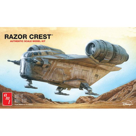 Modèle de science-fiction en plastique STAR WARS MANDALORIAN RAZOR CREST 1/72