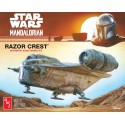 Modèle de science-fiction en plastique STAR WARS MANDALORIAN RAZOR CREST 1/72