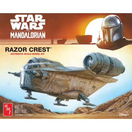 Modèle de science-fiction en plastique STAR WARS MANDALORIAN RAZOR CREST 1/72