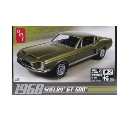 Maquette de voiture en plastique Shelby GT-500 1968 1/25