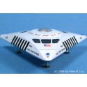 UFO Metallic Silver Edition plastic science fiction model | Scientific-MHD