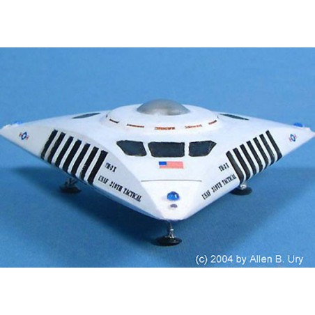 UFO Metallic Silver Edition Plastic Science -Fiction -Modell | Scientific-MHD