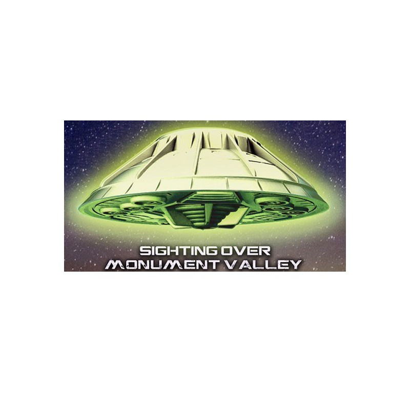 Modèle de science-fiction en plastique Monument Valley UFO glow + LED