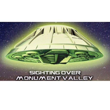 Modèle de science-fiction en plastique Monument Valley UFO glow + LED