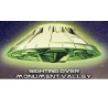 Science fiction model in plastic monument valley ufo glow + LED | Scientific-MHD