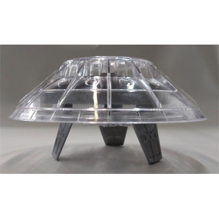 Science fiction model in plastic monument valley ufo glow + LED | Scientific-MHD