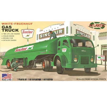 Maquette de camion en plastique Vintage Gaz Truck Sinclair / US ARMY 1/48