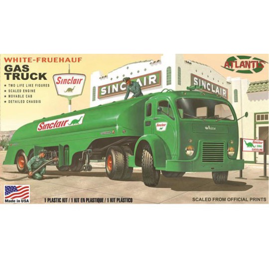 Maquette de camion en plastique Vintage Gaz Truck Sinclair / US ARMY 1/48 Maquette de camion en plastique Vintage Gaz Truck Sinclair / US ARMY 1/48