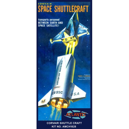 Modèle de science-fiction en plastique Convair Shuttle Craft 1/150