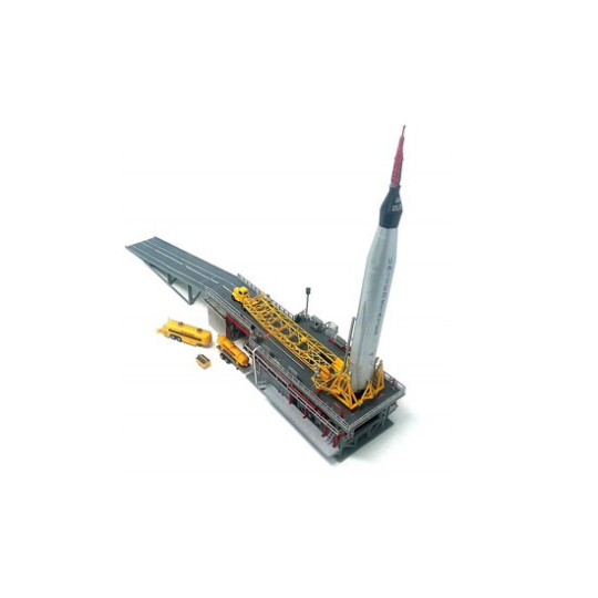 Launch Pad / Mercury Capsule 50 Year plastic fictional fiction model Launch Pad / Mercury Capsule 50 Year plastic fictional fiction model | Scientific-MHD
