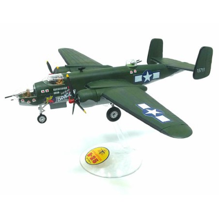 Maquette d'avion en plastique B-25 Flying Dragon with swivel stand 1/64