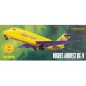 Maquette d'avion en plastique Hughes Airways DC-9 Airliner 1/72