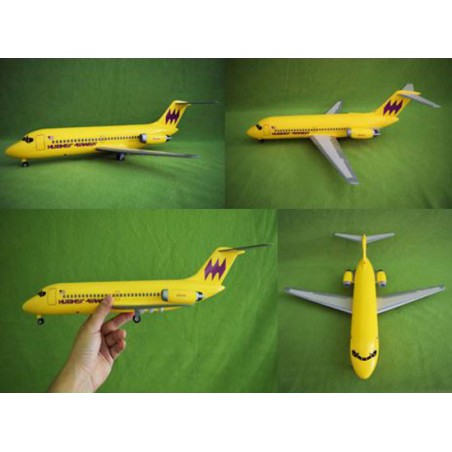 Hughes Airways plastic model DC-9 Airliner 1/72 | Scientific-MHD