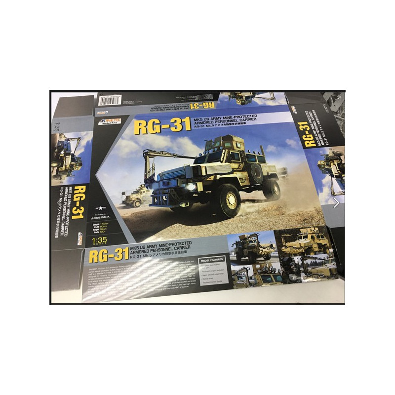 Maquette de Char en plastique RG-31 Mk5 US Army 1/35