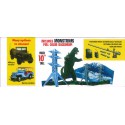 Maquette de voiture en plastique Godzilla Army JEEP 1/25