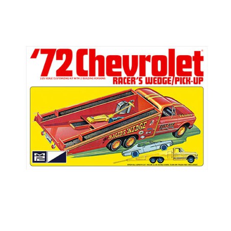 Plastik -LKW -Modell 1972 Chevy Racer's Wedge Abholung 1:25 | Scientific-MHD