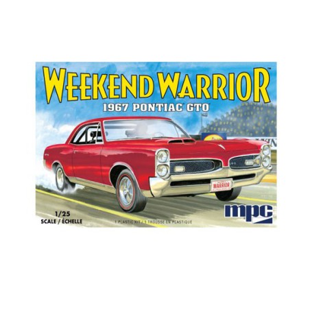 Maquette de voiture en plastique Pontiac GTO 67 1/25 Weekend Warrior