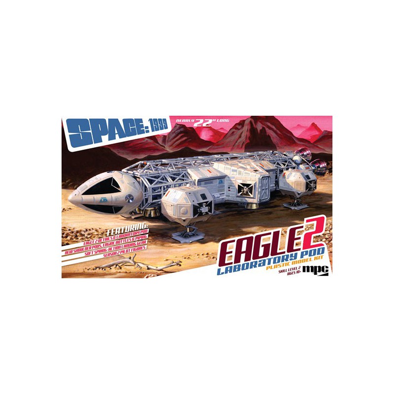 Maquette plastique de série TV COSMOS 1999 Eagle 2 avec Lab pod 1/48