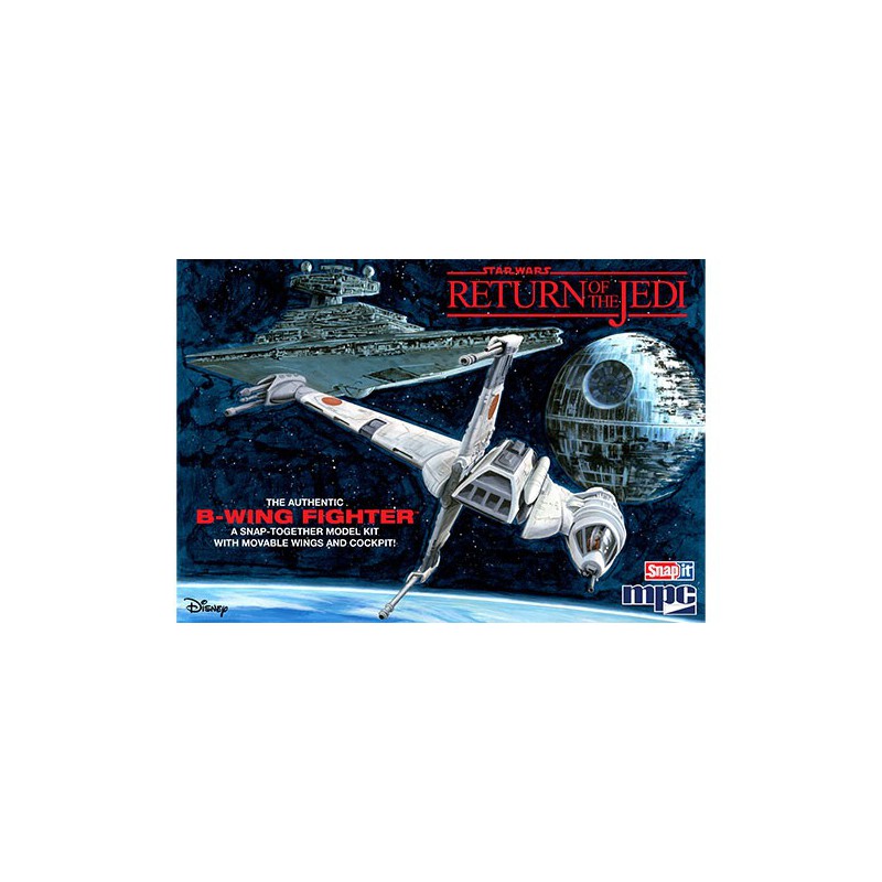 Modèle de science-fiction en plastique Star Wars : B-wing Fighter 1/64