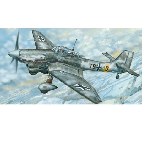 Junkers Ju-87d Stuka Plastikflugzeugmodell | Scientific-MHD