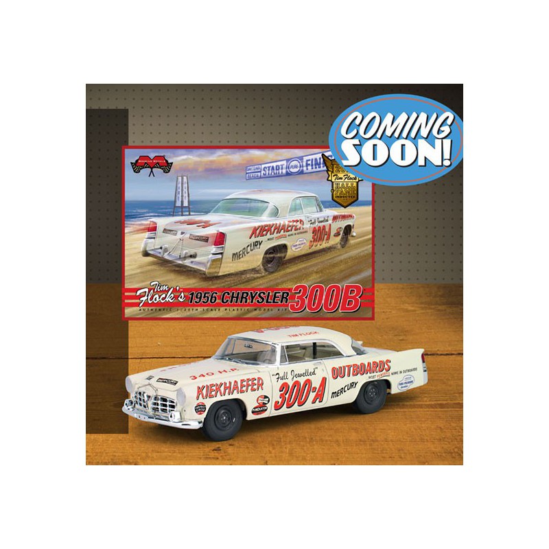 Maquette de voiture en plastique Chrysler Tim Flock 1/25