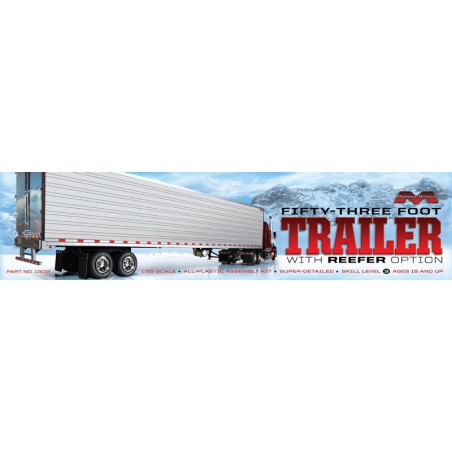 Maquette de camion en plastique 53 Foot Trailer 1/25
