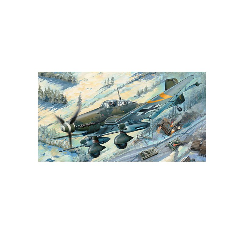 Maquette d'avion en plastique JUNKERS JU-87G-2 STUKA