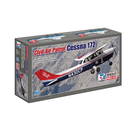 Zivile Plastikflugzeugmodell Air Patrol Cessna 172 1/48 | Scientific-MHD