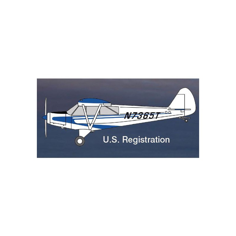 Maquette d'avion en plastique Piper Super Cub 1/48 Maquette d'avion en plastique Piper Super Cub 1/48