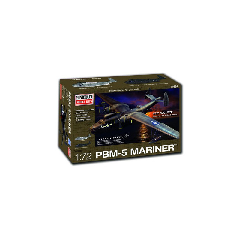 Maquette d'avion en plastique PBM-5 Mariner 1/72