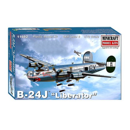 Maquette d'avion en plastique B-24J USAAF 1/72