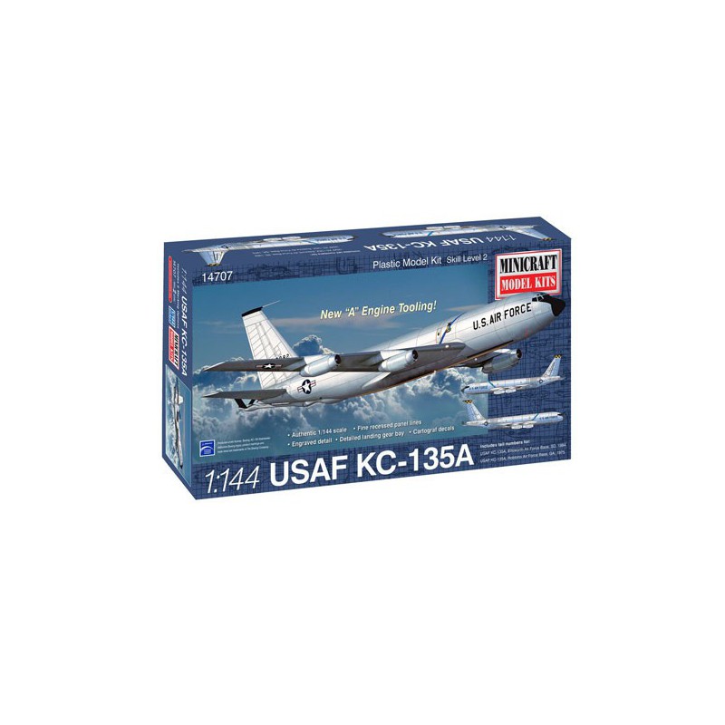 Maquette d'avion en plastique KC-135A USAF 1/144