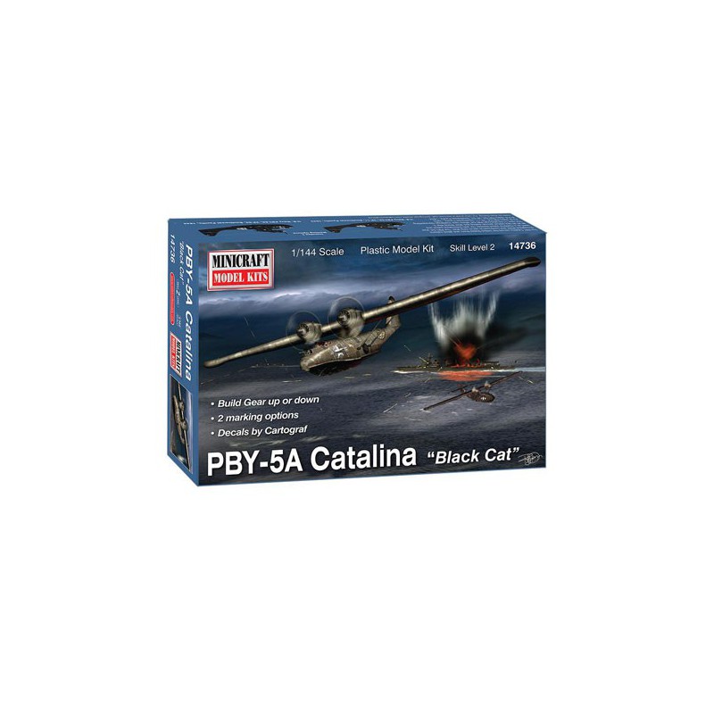 Maquette d'avion en plastique PBY-5A Catalina 1/144